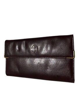 Buxton Leather Long Wallet